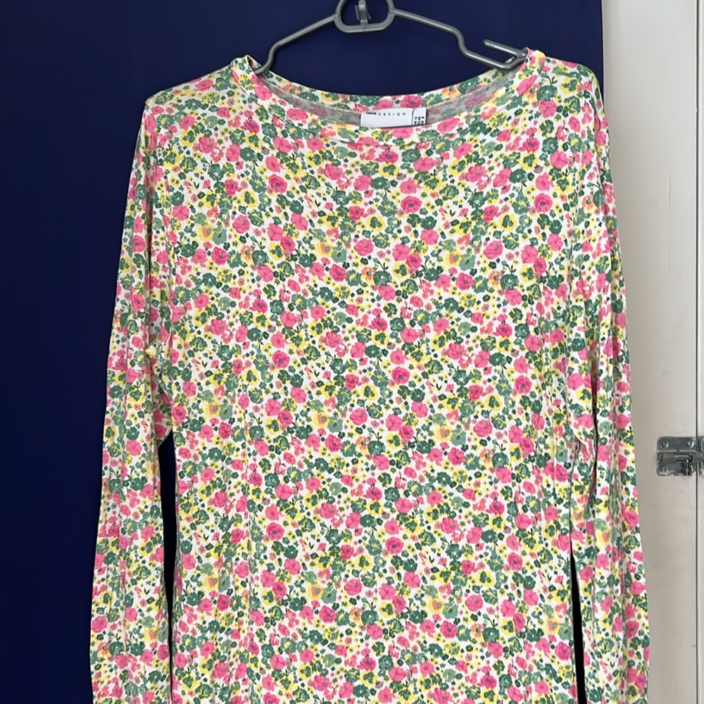 ASOS Floral Maxi Dress in Pink, Green and White - Picture 3 of 4
